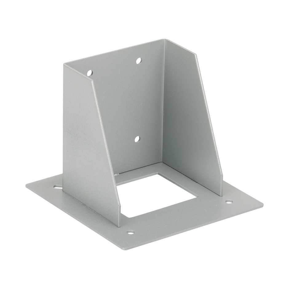 Floor attachment base for mini columns with 1 side stainless steel Simon K45