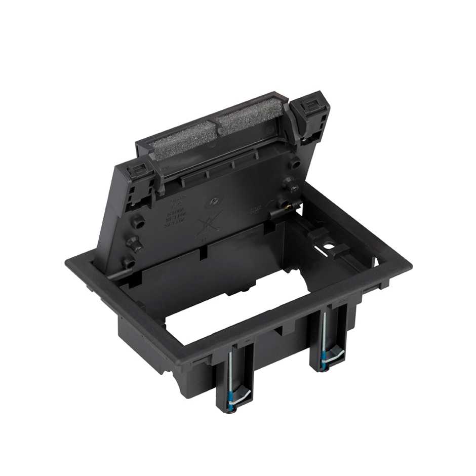 Double element access cover for installation on pavement or technical floor graphite Simon Cima