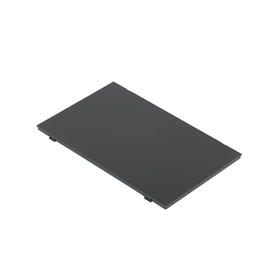 Flush trim cover for low-profile floor box, 2 double elements gray Simon Cima