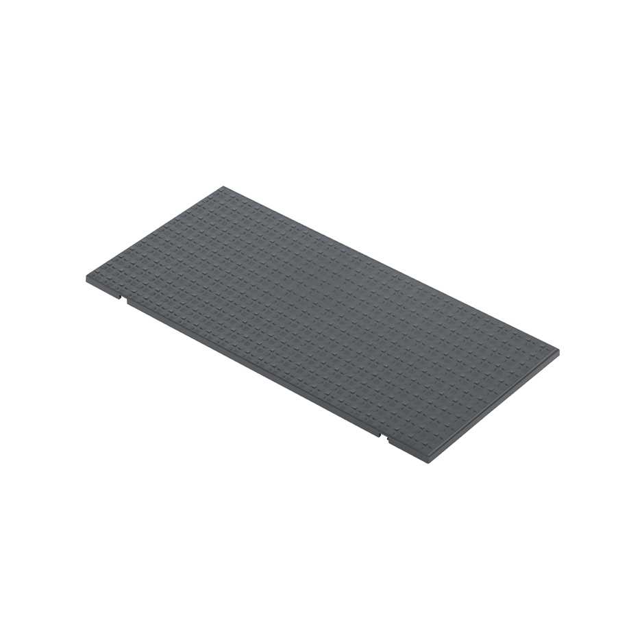 Flush trim cover for adjustable floor box or 4 double element inspection cover gray Simon Cima