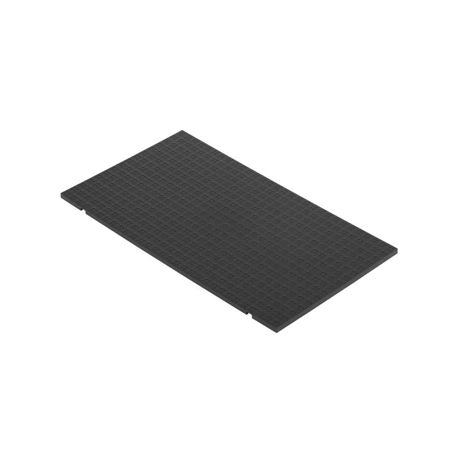 Flush trim cover for adjustable floor box or 6 double element inspection cover graphite Simon Cima