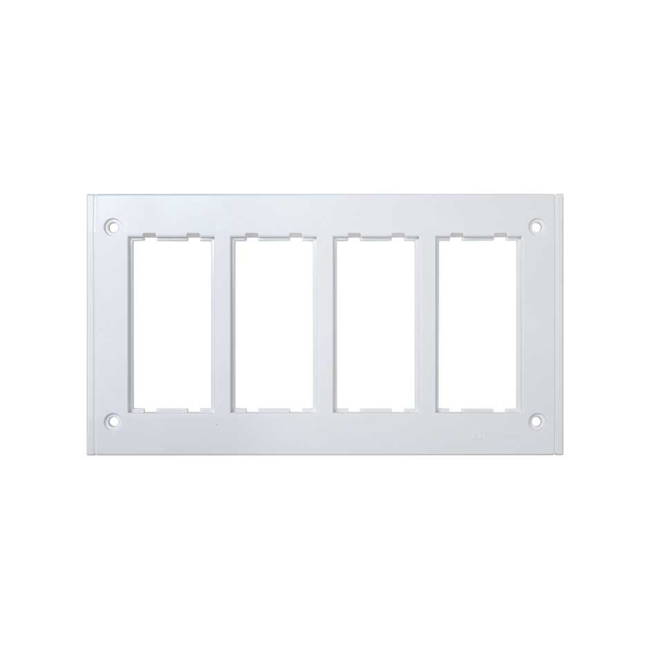 Frame for flush-mounted box Cima Pro of 4 double elements white Simon Cima