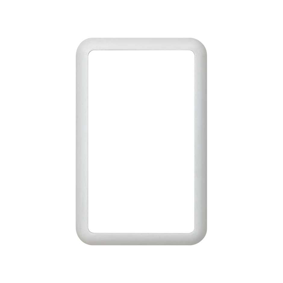 Double 1-element trim for flush-mounted wall frame Cima Classic white Simon Cima