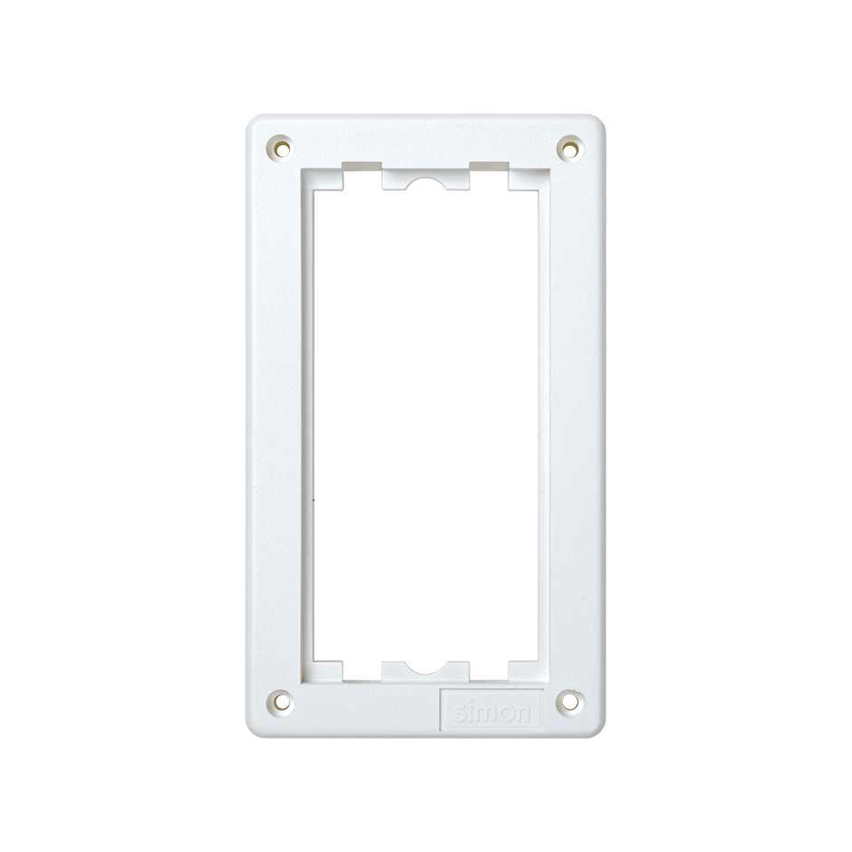 Double element mechanism holder frame white Simon Cima