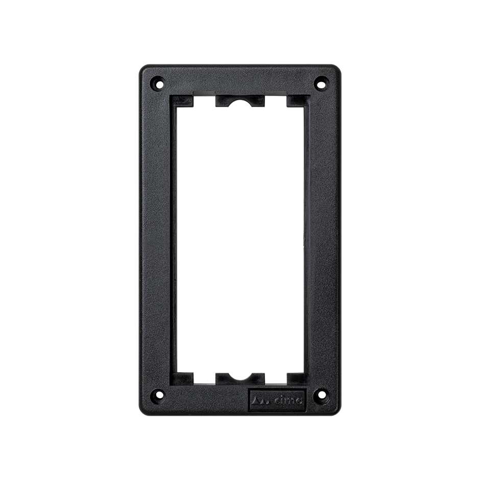 Mounting frame for recessed installation block CIMA Classic for 1 double position graphite color Simon CIMA
