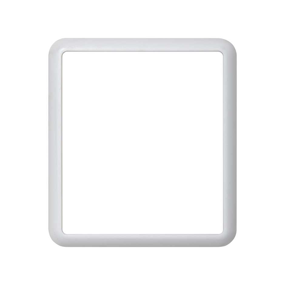 Decorative frame for flush-mounted module CIMA Classic with 2 double positions in white color Simon CIMA