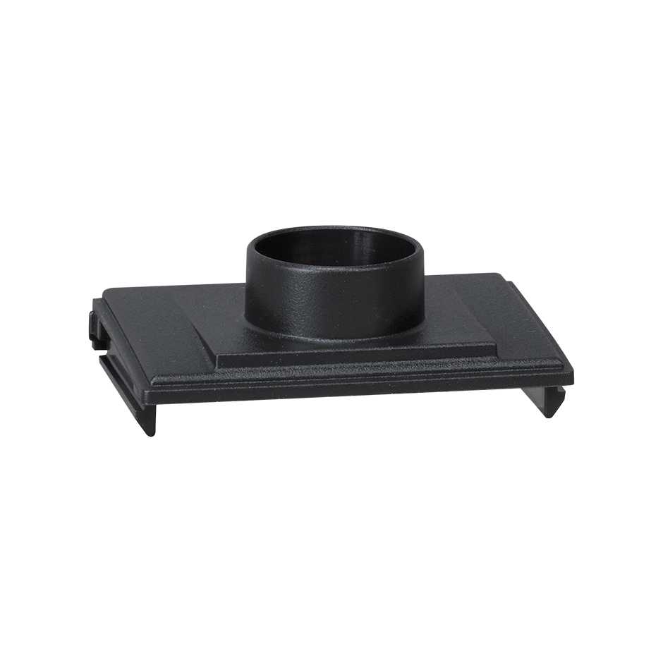 Wall surface box adapter Cima Pro for entry of tube or cable gland 15 mm in diameter graphite Simon Cima