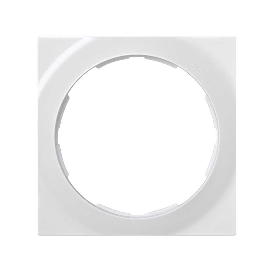 Frame square for 1 element white Simon 88
