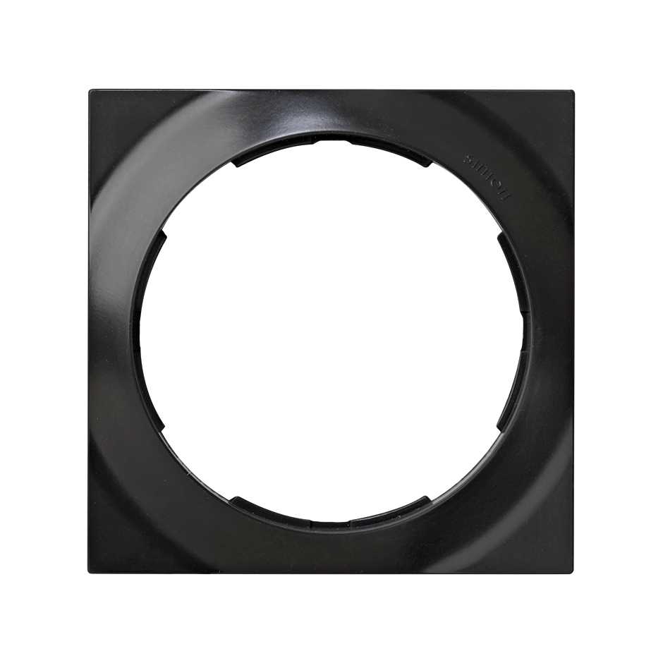 Frame square for 1 element graphite Simon 88