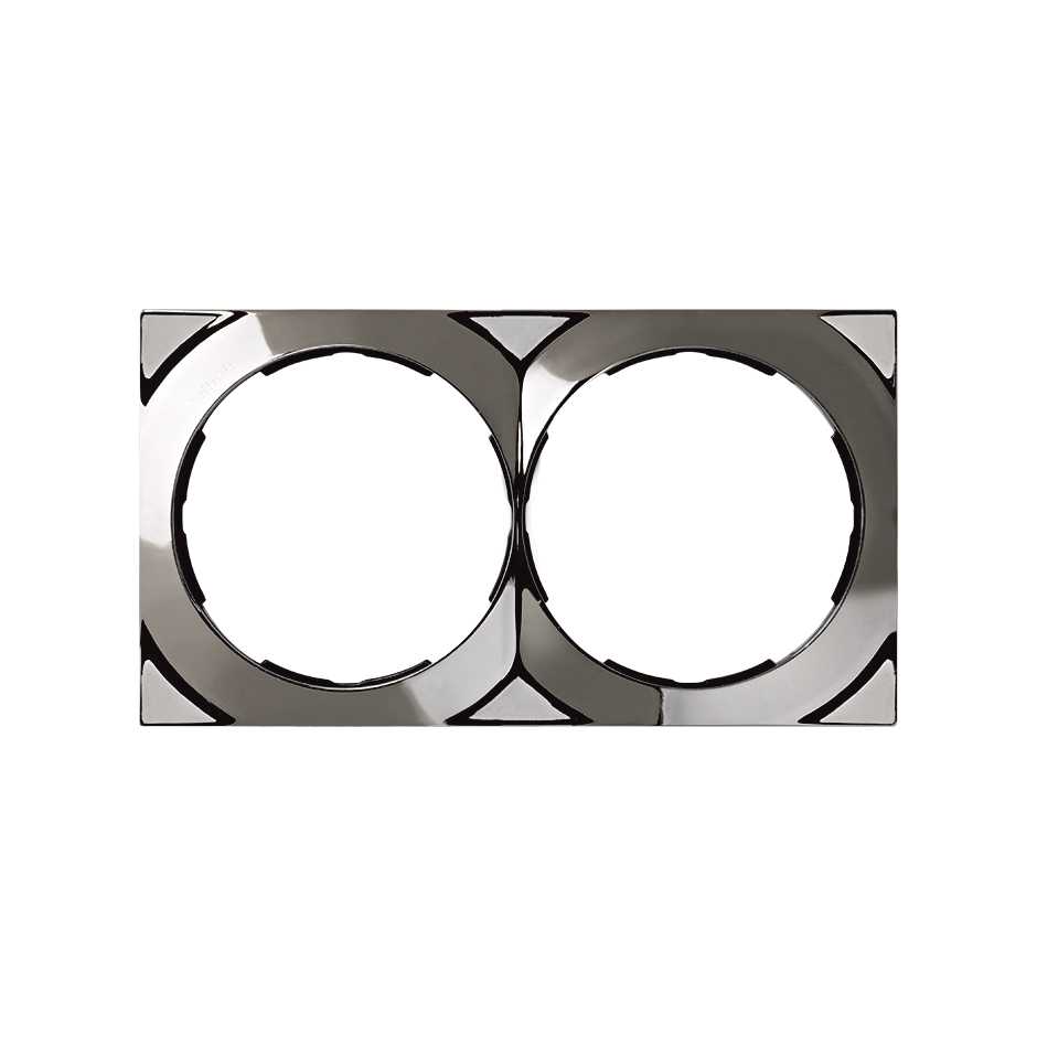 Frame square for 2 elements steel Simon 88