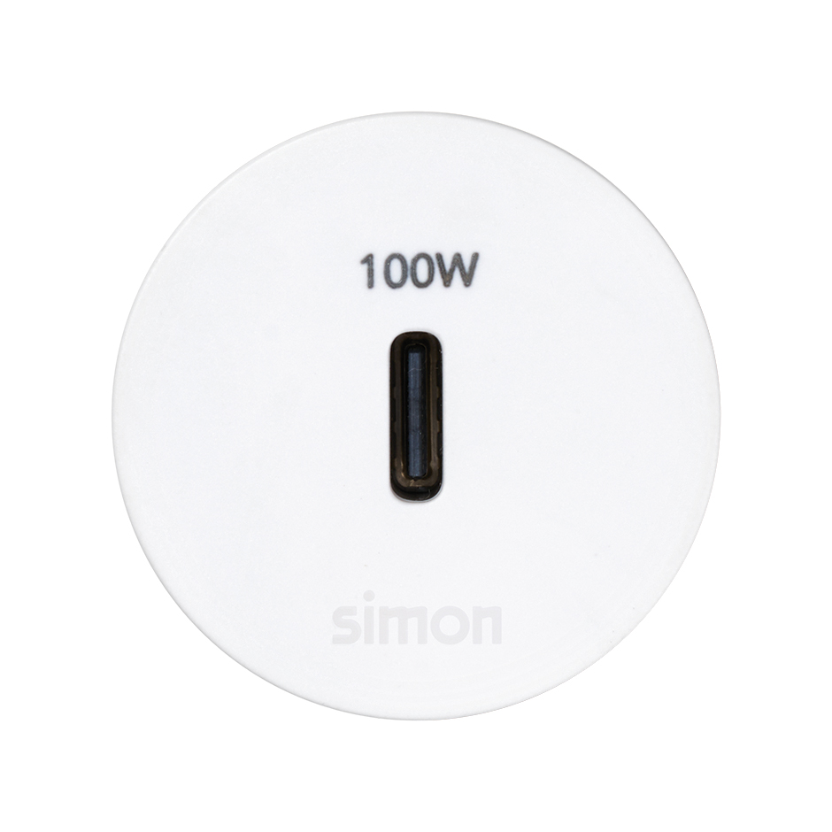 Kit Flash 30 composé du chargeur USB type C de 100W blanc Simon 400