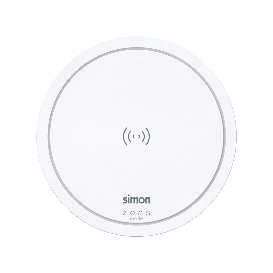 Kit Flash 90 consisting of wireless charger 15W with QI protocol white Simon 400