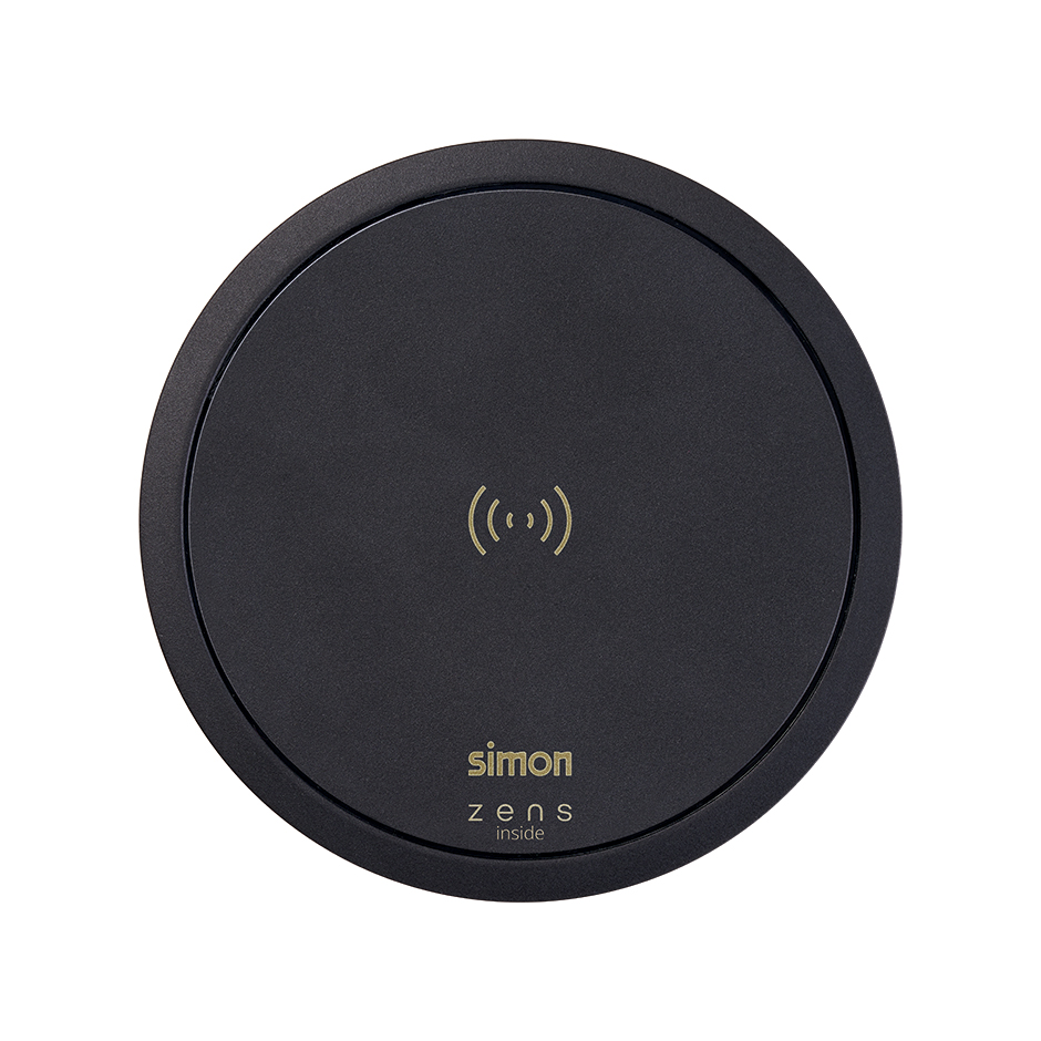 Kit Flash 90 consisting of wireless charger 15W with QI protocol black Simon 400
