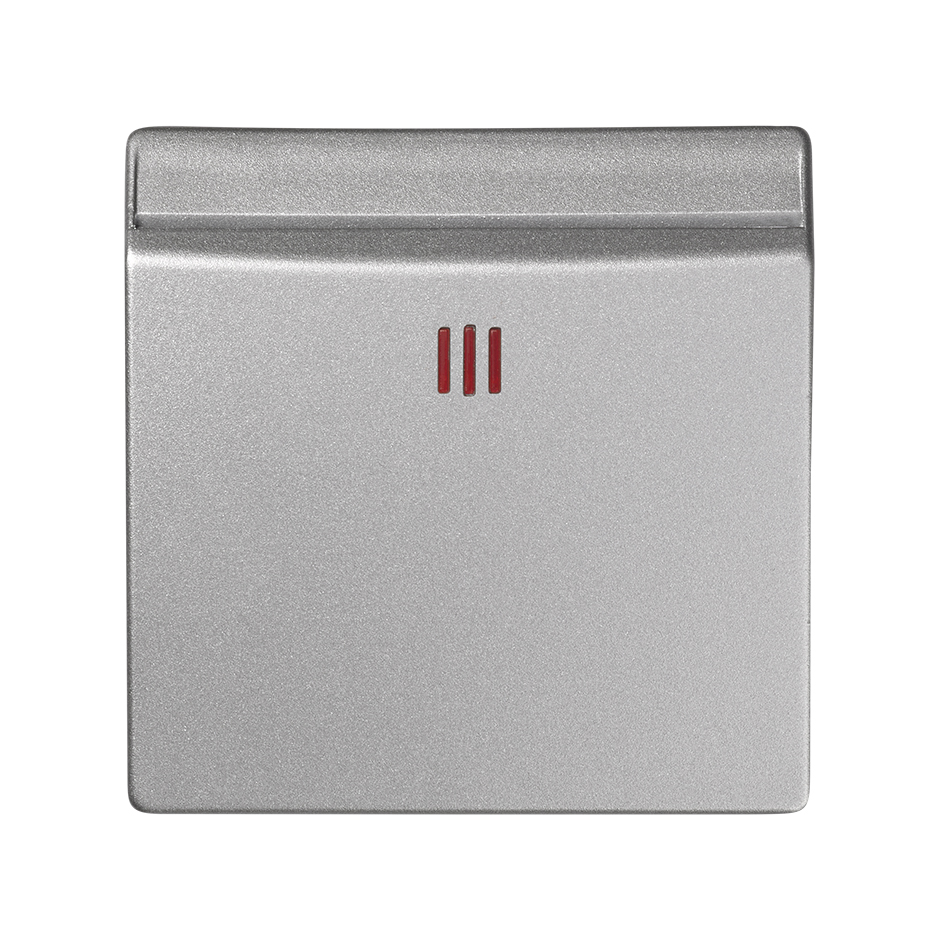Viewer Cover for Hotel Card Switch Aluminium Simon 82