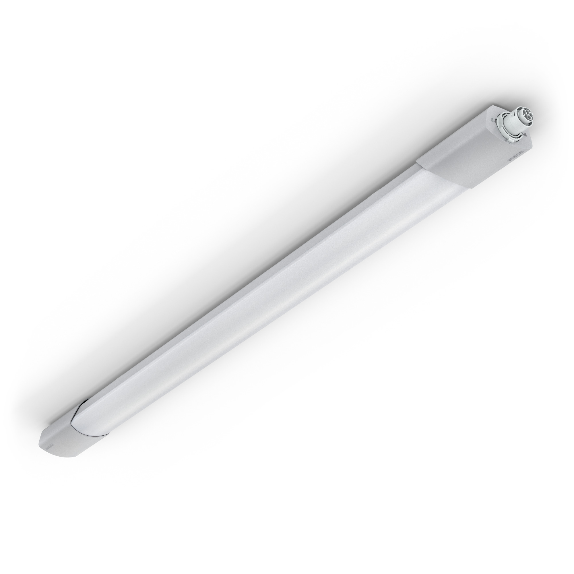 Luminaria lineal estanca BT Mesh 42W 1800K con detector 10m HF+LUX IP65