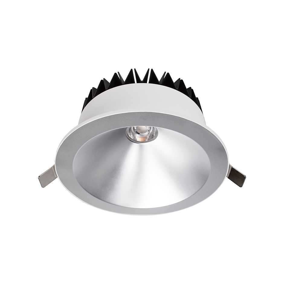 Downlight Simon 735.20 Blanc chaud Medium DALI Aluminium