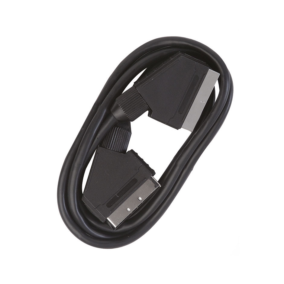 EUROCONNECTOR CONNECTION 21 PINS 1.5 METERS BLACK Simon Brico
