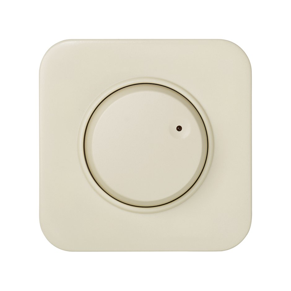 Plate for electronic rotary mechanisms with red light indicator ivory Simon 31