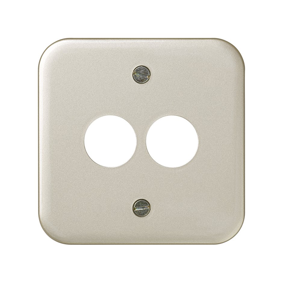 Cover for stereo speaker socket champagne Simon 31