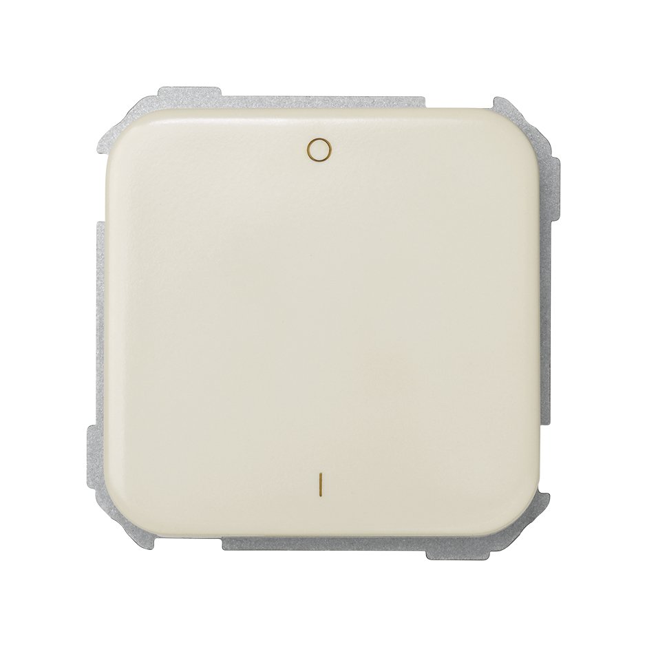 Double-pole switch 16AX 250V~ with screw terminal connection system ivory Simon 31