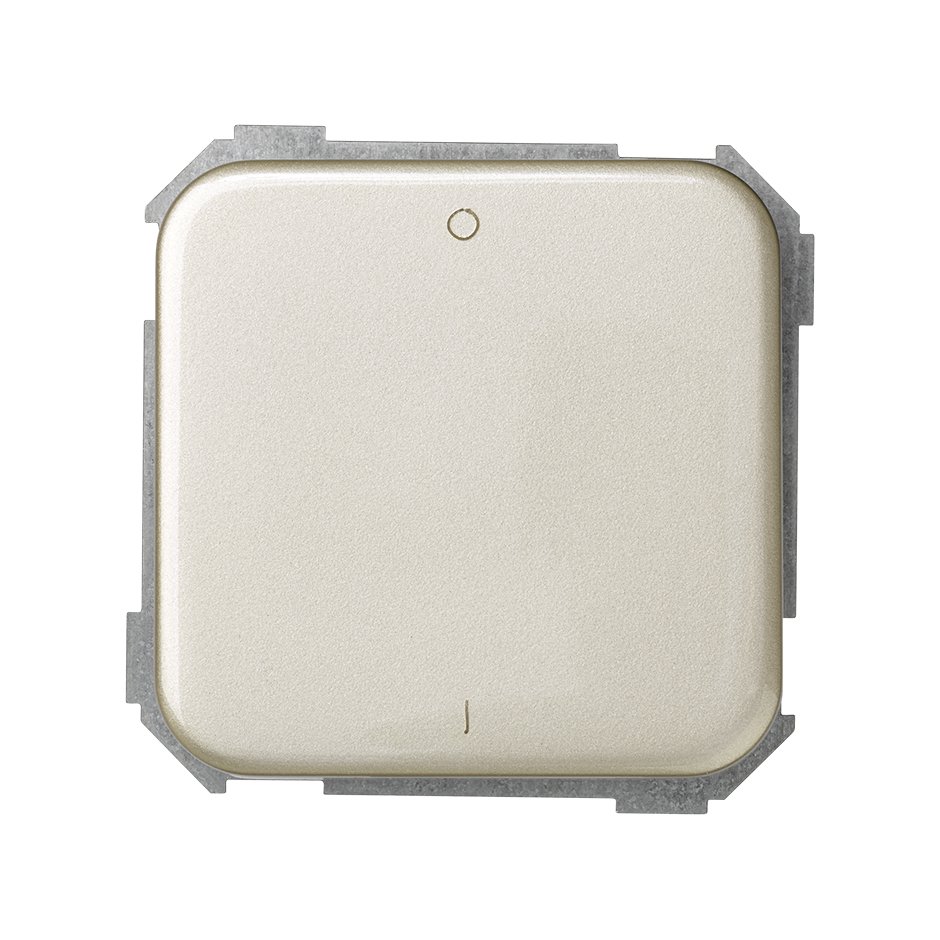 Double-pole switch 16AX 250V~ with screw terminal connection system champagne Simon 31