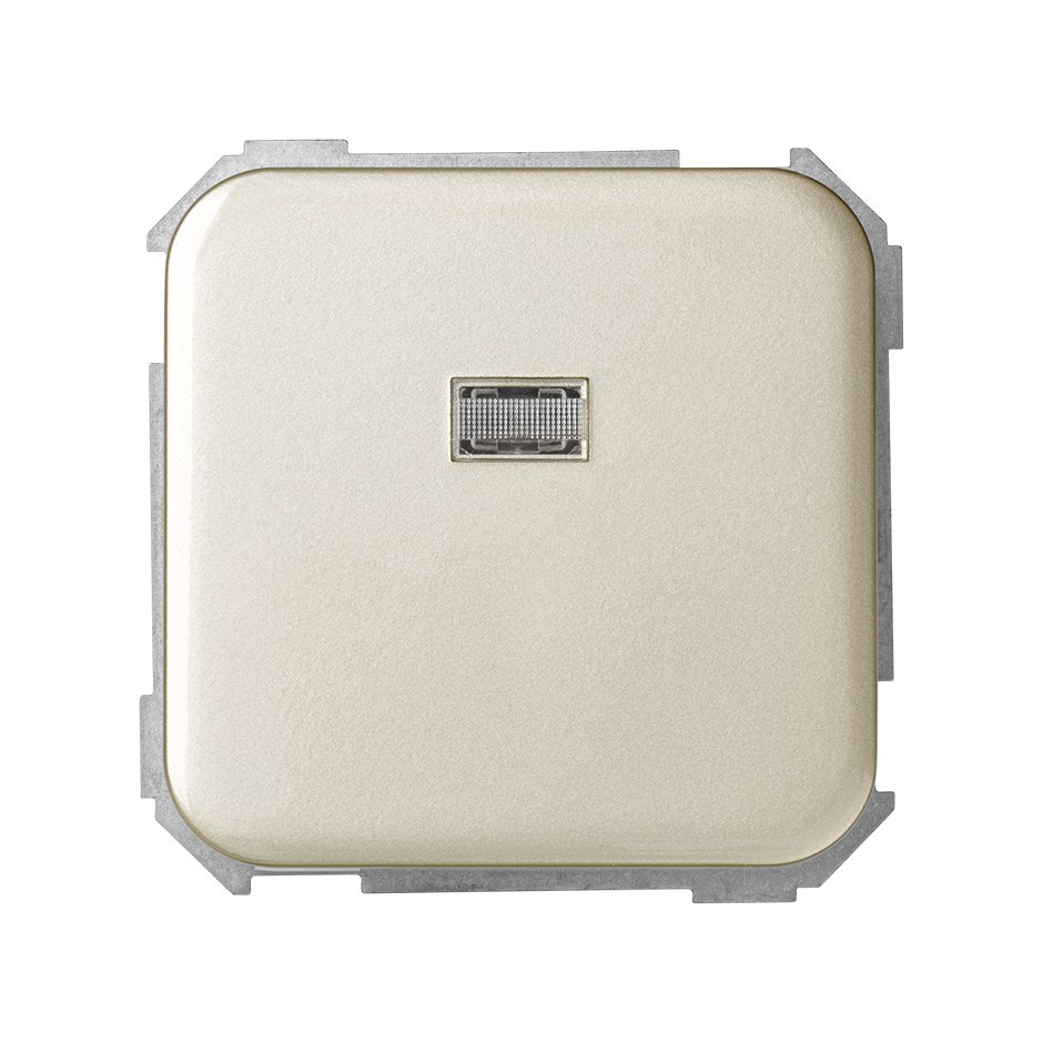 Intermediate switch 10AX 250V~ with built-in light and fast terminal connection system champagne Simon 31