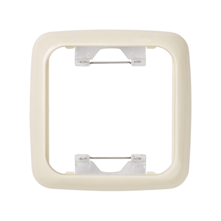 Thermostable frame for 1 element ivory Simon 31