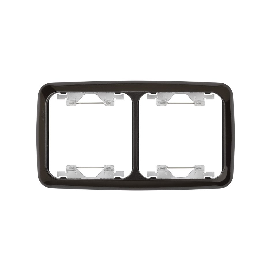 Thermostable frame for 2 elements brown Simon 31
