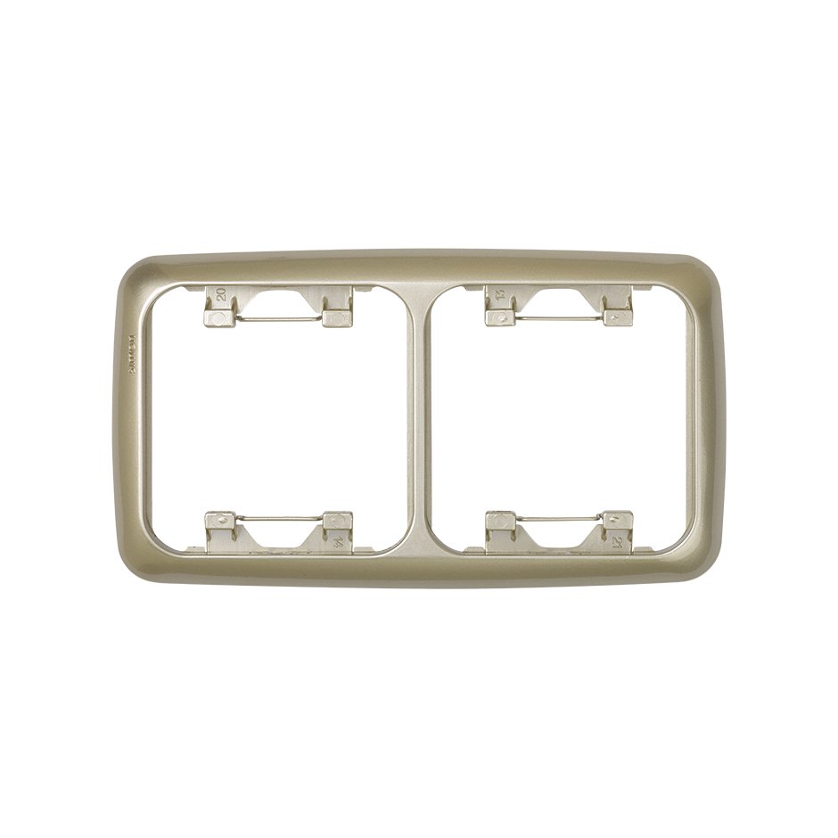 Thermostable frame for 2 elements champagne Simon 31
