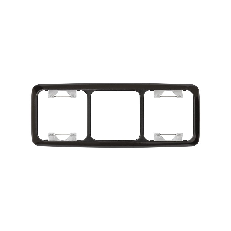 Thermostable frame for 3 elements brown Simon 31