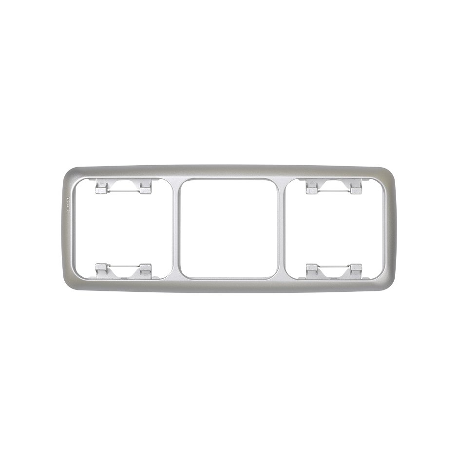 Thermostable frame for 3 elements aluminium Simon 31