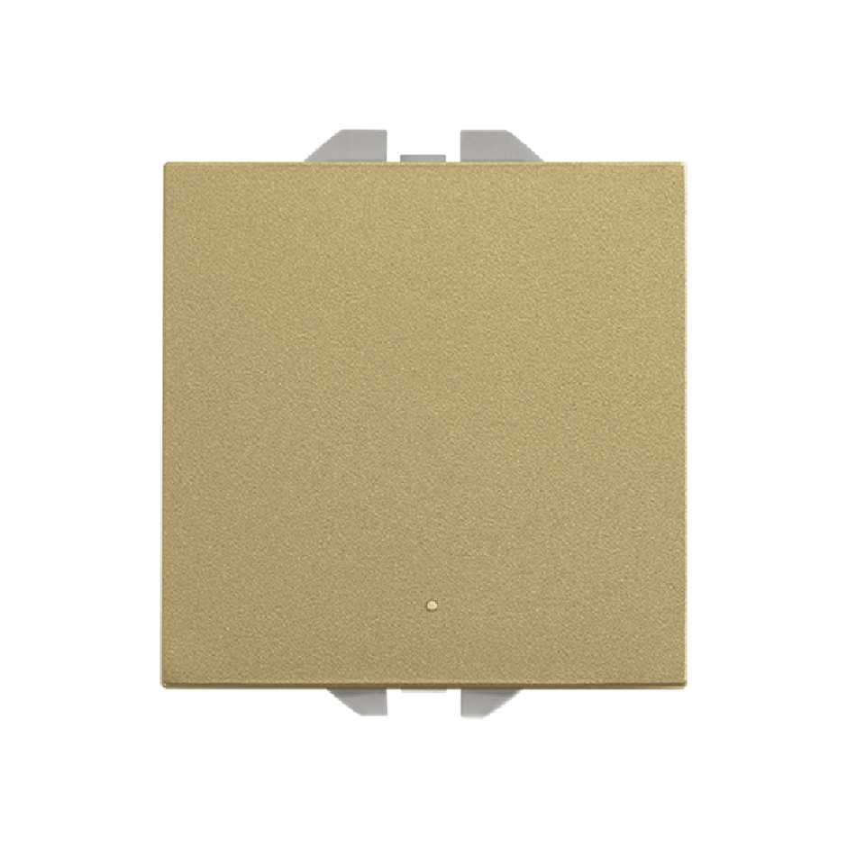 Neutral push-button switch 10A 230V~ with fast terminal connection system gold Simon 270