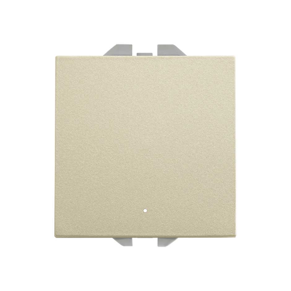 2-way switch 10AX 230V~ with built-in light and fast terminal connection system champagne Simon 270