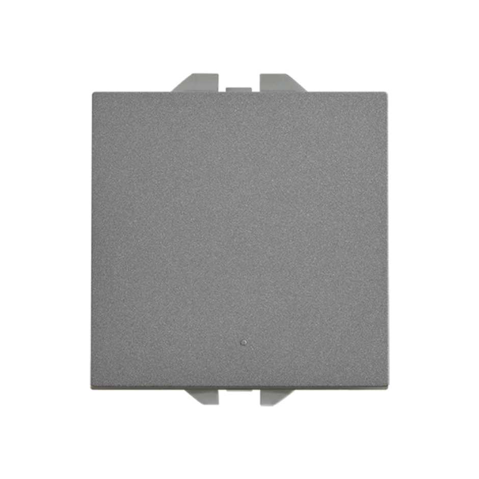 2-way switch 10AX 230V~ with built-in light and fast terminal connection system titanium Simon 270