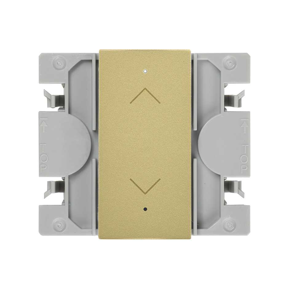 Interrupteur pour volets iO touche étroite 700 VA bronze Simon 270