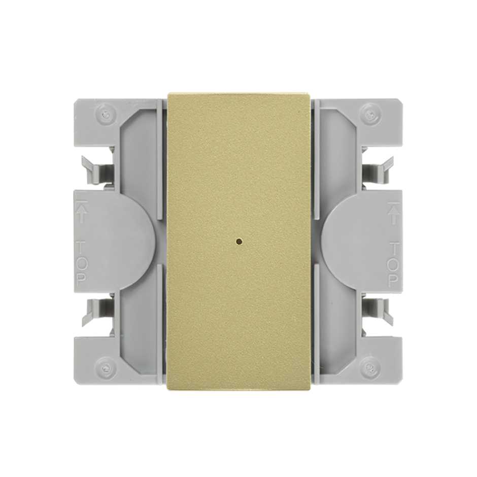 Simon iO 2-way master switch 230V~ with slender rocker and screw terminal connection system bronze Simon 270