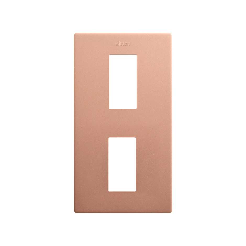 Minimal aesthetic vertical frame for 2 elements copper Simon 270