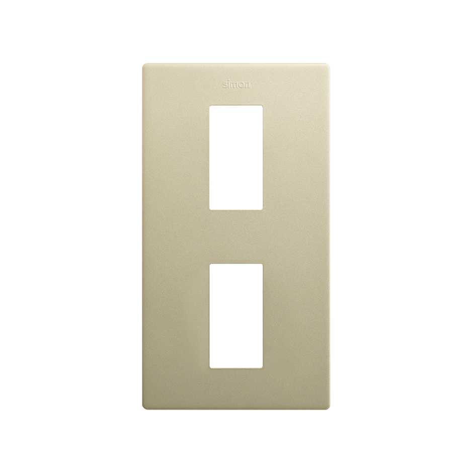 Minimal aesthetic vertical frame for 2 elements champagne Simon 270