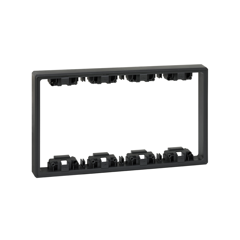 Depth expander 4 double elements for surface or flush-mount wall box graphite Simon 500 Cima