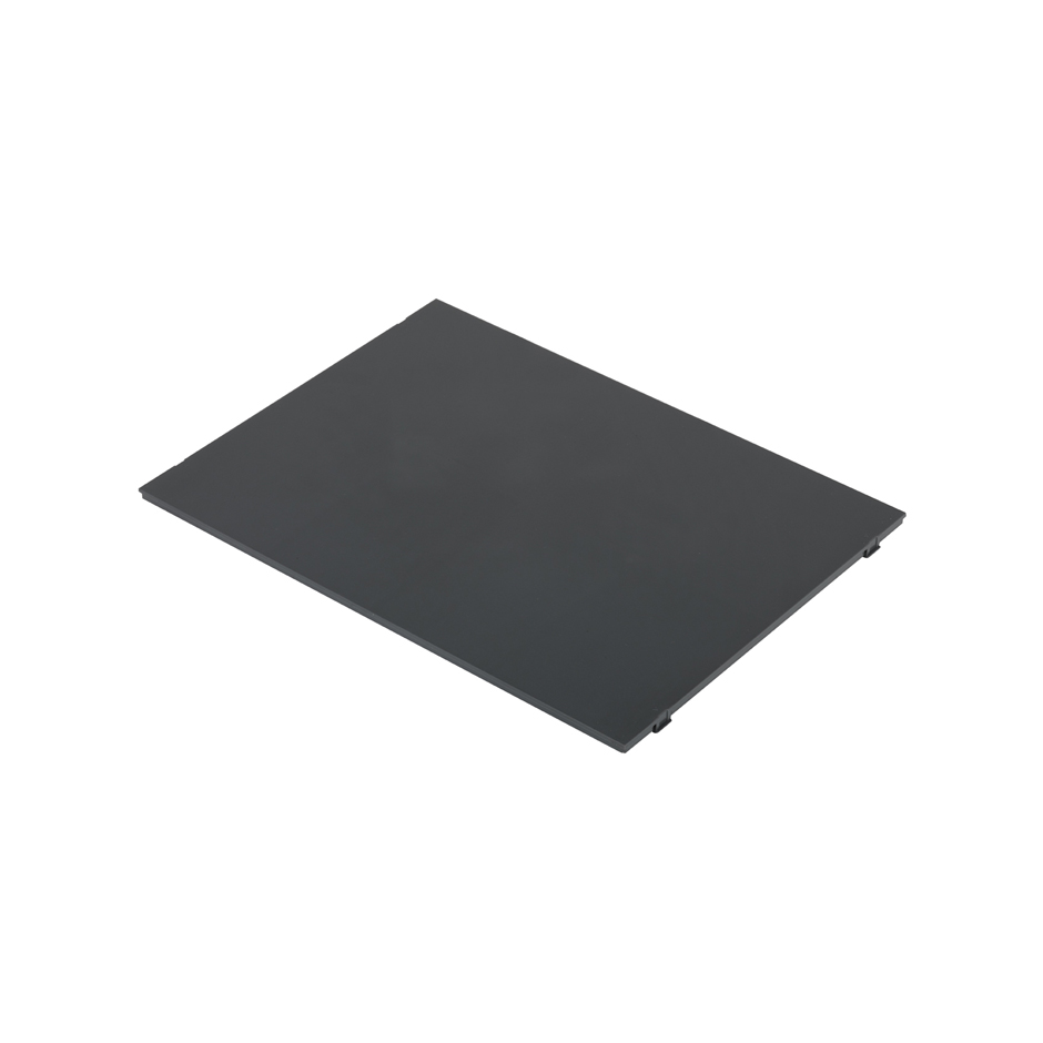 Flush-mount trim cover square shallow floor box for 8 elements grey Simon 500 Cima
