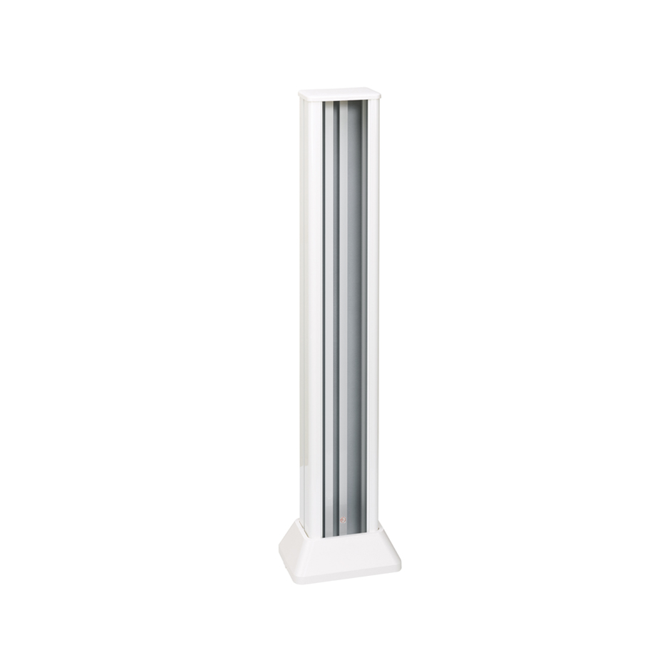 Aluminium mini column with 2 sides for 10 elements per side white Simon 500 Cima