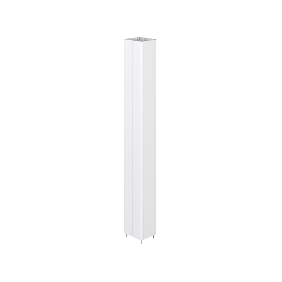 1 metre extension for aluminium column with 2 sides white Simon 500 Cima