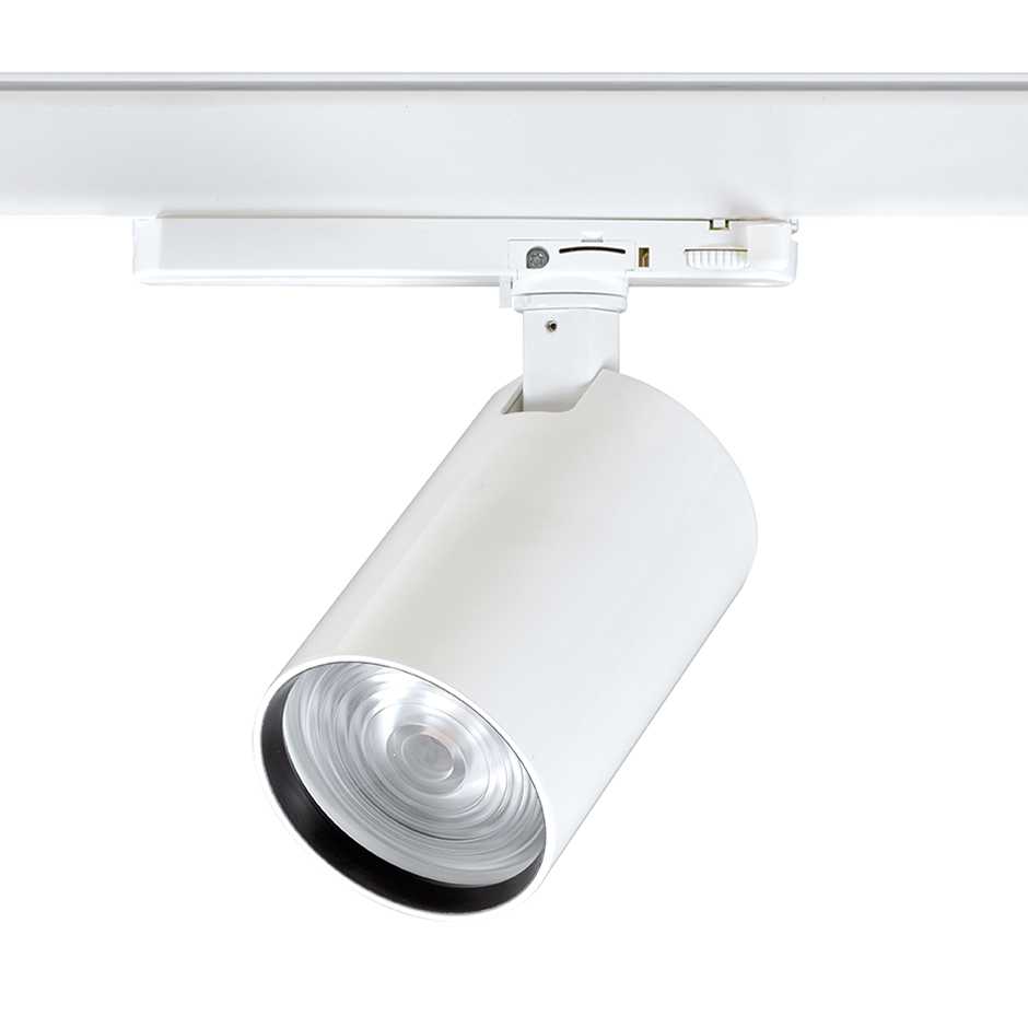Projetor 615 carril 3000K Wide Flood branco