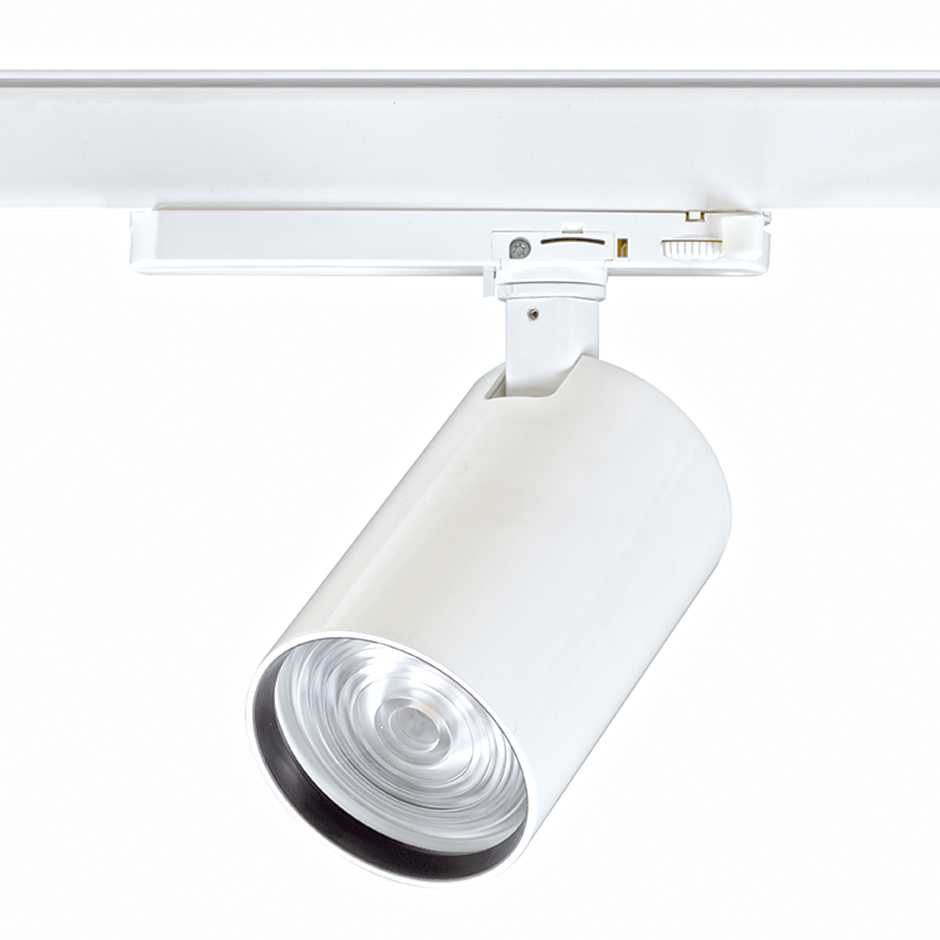 Projecteur Simon 615 rail 4000K Flood grand angle blanc DALI