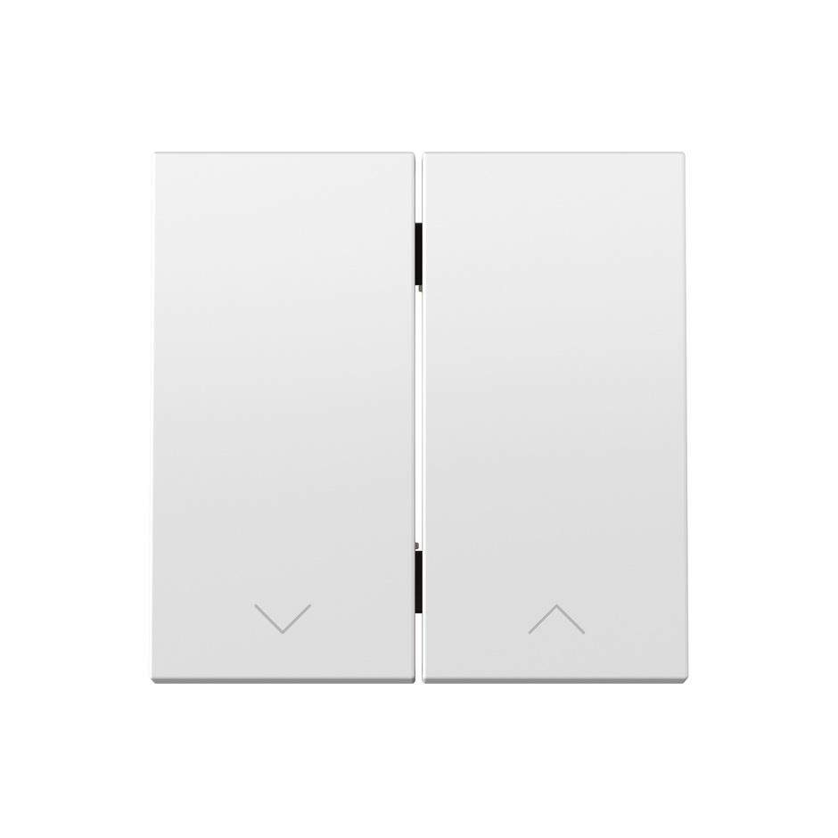 Double rocker for tilting shutters mechanism white matte Simon 360