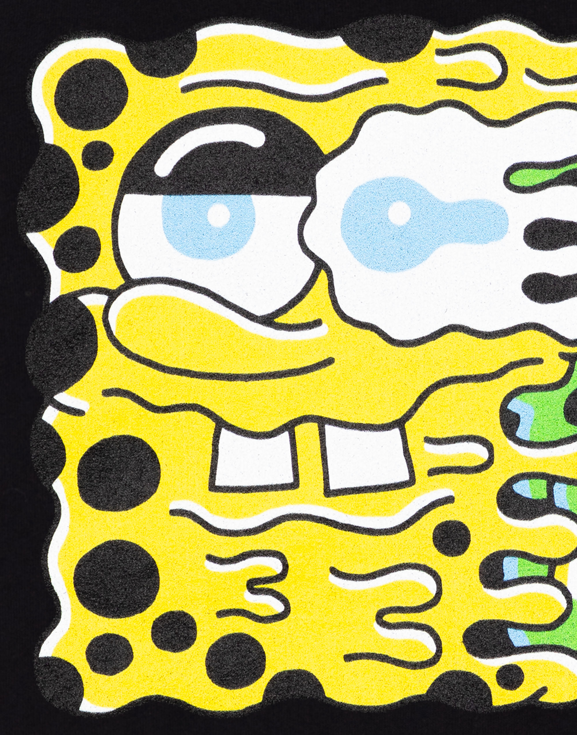 Bob Esponja Pantalones Cuadrados Negro Bob Esponja Calavera Sudadera con Capucha para Hombres - Imagen 16 de 46