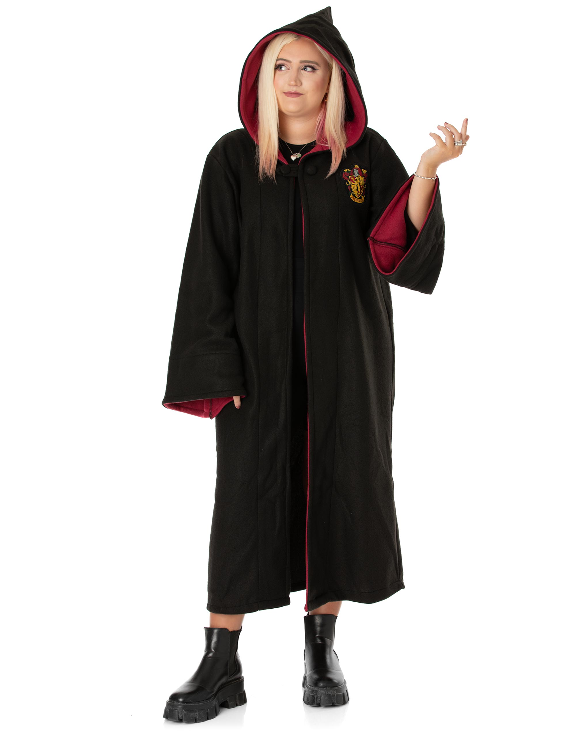 Vestido unisex Harry Potter negro Gryffindor, Slytherin, Hufflepuff, Ravenclaw - Imagen 3 de 38