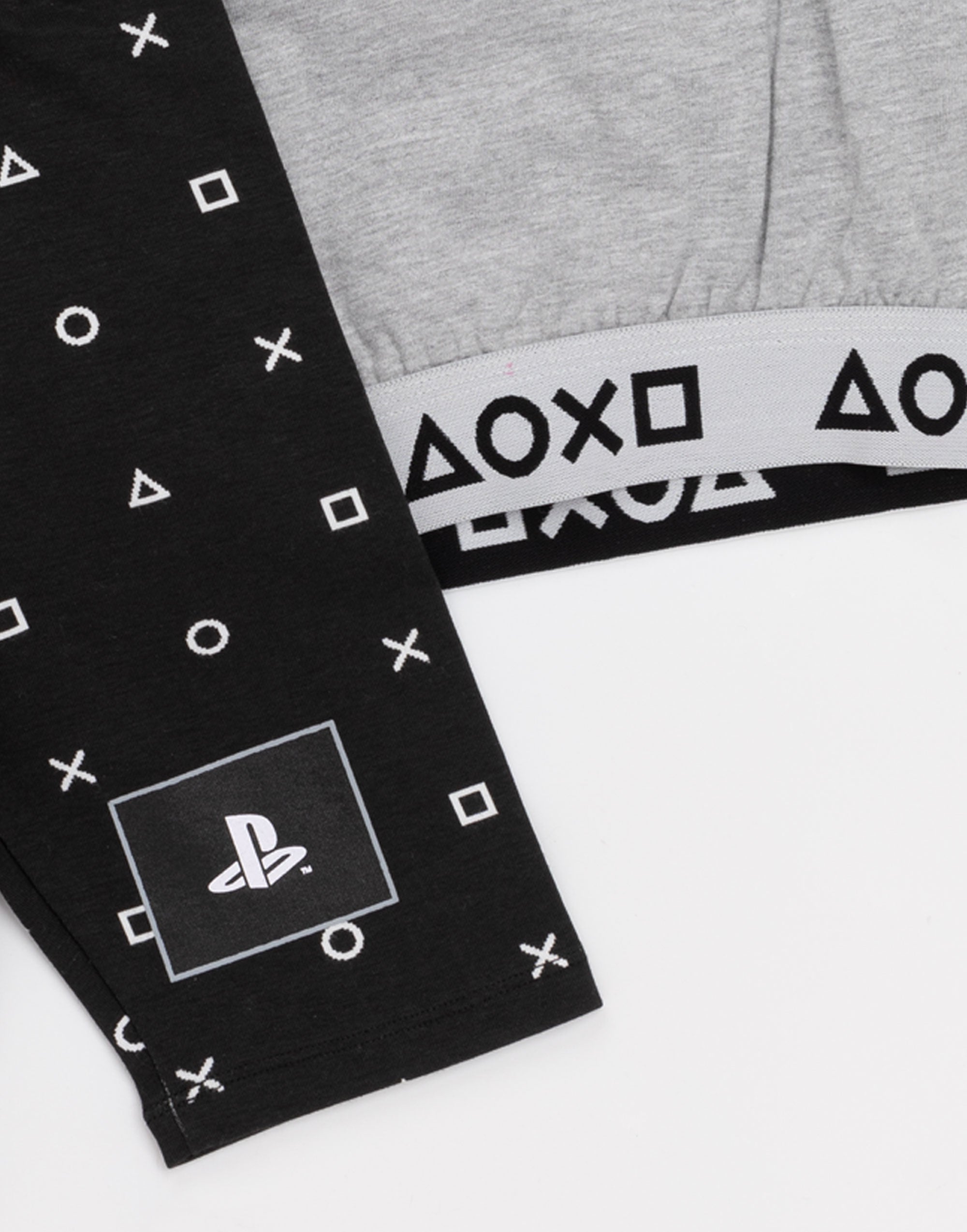 PlayStation White Logo Controller Symbols Short Sleeve Short Leg Pyjama Set - Picture 9 of 46