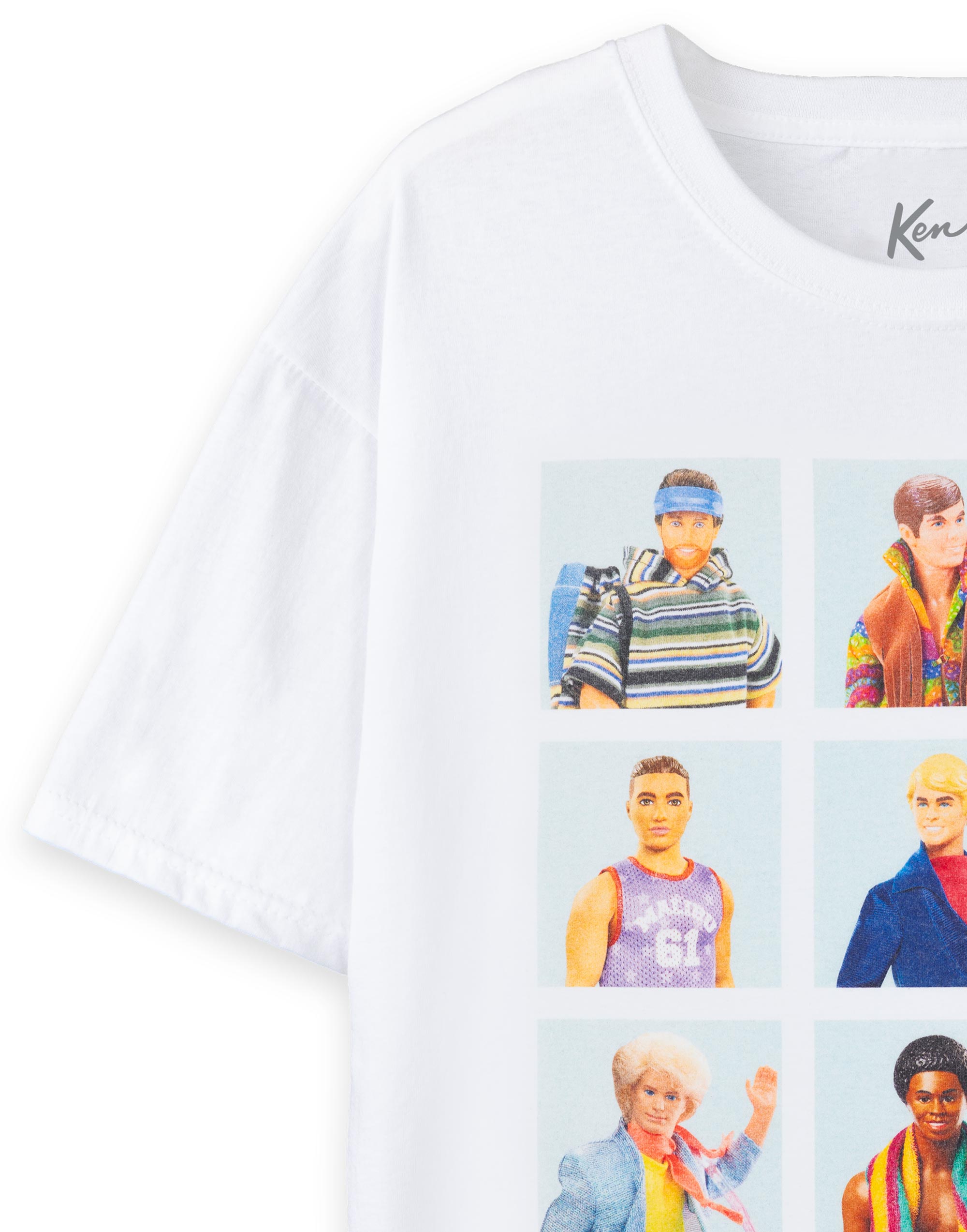 Barbie Blanca Ken Serving Lewks Camiseta Manga Corta Para Hombre - Imagen 17 de 59