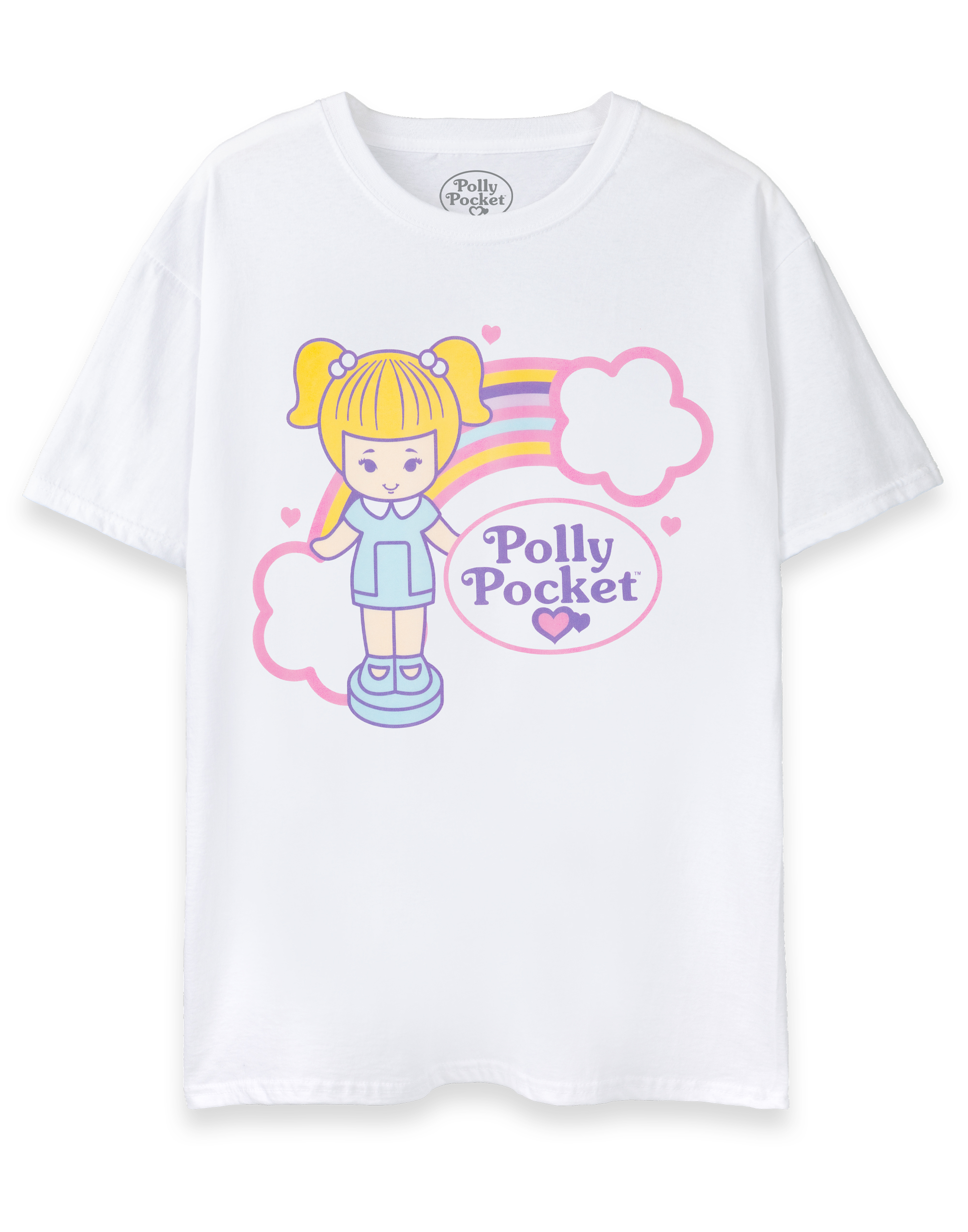Camiseta de manga corta Polly Pocket blanca para mujer - Imagen 9 de 38